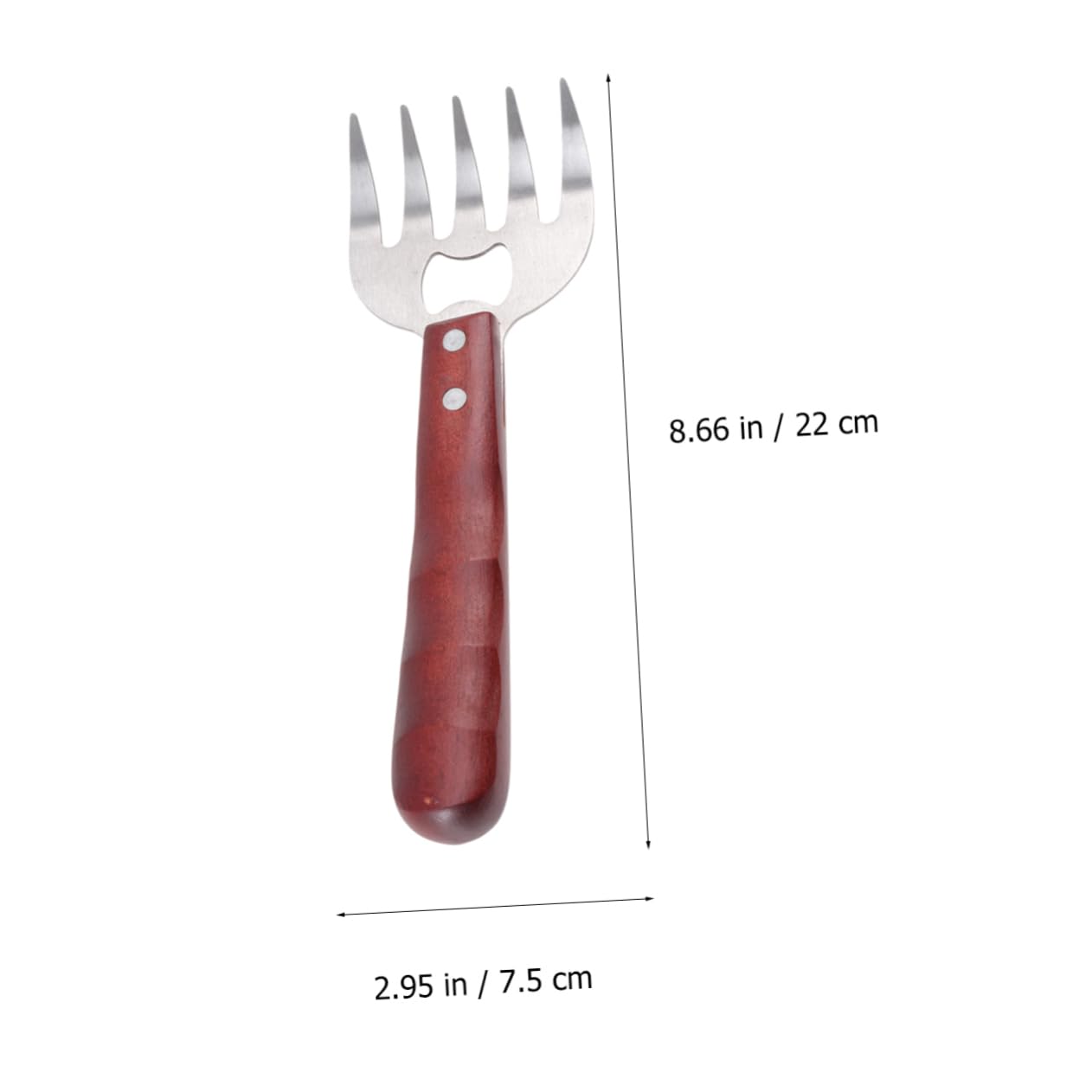 SUPVOX Meat Separator Tool Stainless Steel Bbq Meat Divider Fork Grilling Utensil Set Forks