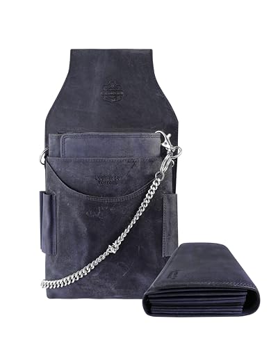 Cartera de camarero anticaída con monedero grande para evitar pérdidas