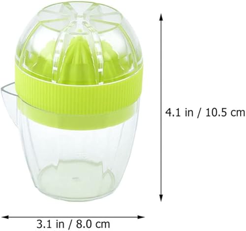 Miniatura 6 de UPKOCH Exprimidor manual de cítricos, 2 piezas, exprimidor de limón portátil, fabricante de jugo de frutas pequeño para cocina, fácil de limpiar,