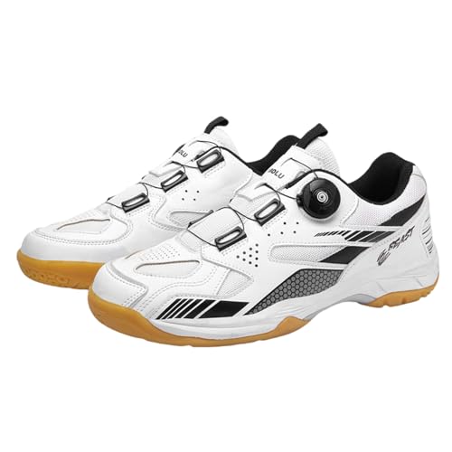 Badmintonschuhe,Squashschuhe,Volleyballschuhe Atmungsaktiv Hallenschuhe Sportschuhe rutschfest Badminton Schuhe Herren Damen Leichtes Bequeme FüR Tischtennis Badminton Squash