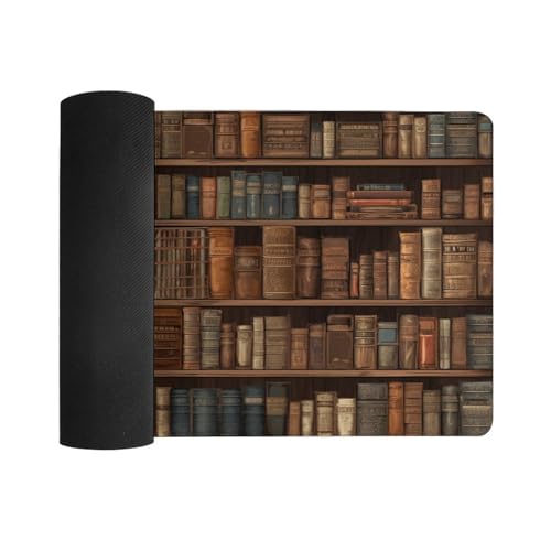 Mouse pad grande de goma antideslizante para escritorio miniatura 3