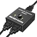 HDMI Splitter 4K HDMI Switch, VILCOME 2 x 1 or 1 x 2 HDMI Switcher Bidirectional 2 Inputs 1 Output, No External Power Needed, Supports 4K/3D/1080/HDCP for HDTV/Blu-Ray Player/DVD/DVR/Xbox