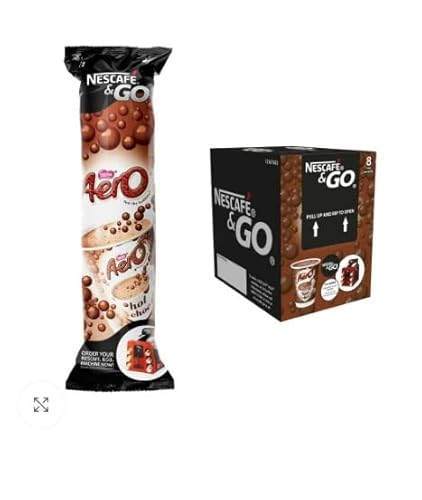 Nescafe Go Aero Hot Chocolate Cups 12x8 Sleeves = 96 Cups Full Box Fresh Stock