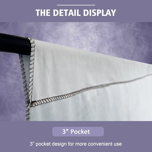 Image of Abstract Photography Backdrop for Photoshoot 6x8ft,Light Purple,No Stand