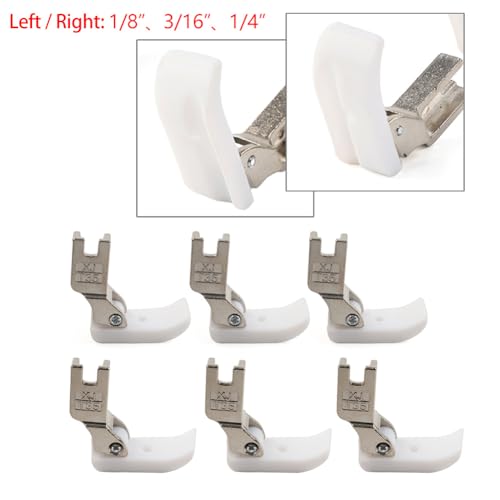 Pie prensatela recto industrial para máquina de coser 6 piezas miniatura 3