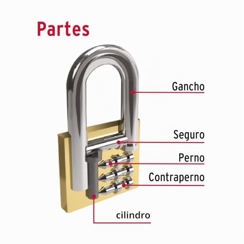 Candado de hierro 5 Imagen adicional