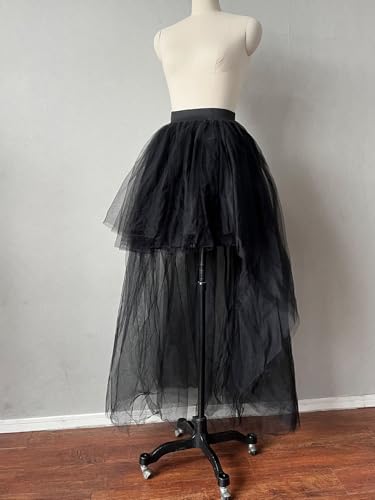 Hi-Lo Skirt Netting Halloween Skirt with Stretchy Waistband4