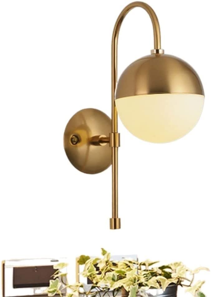 Aplique de pared nordico de cristal pulido que difumina la luz