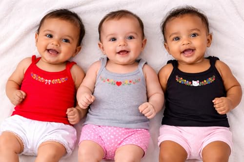 Image of Tinchuk Baby Boy's & Baby Girl's Printed T-Shirt /Jhabla /Nightsuits with Assorted Prints- Multi-Pack