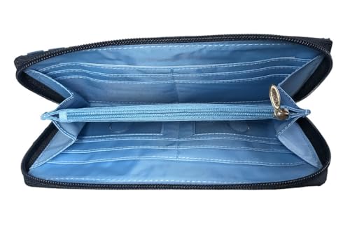 Big Skinny Women's Panther Clutch Slim Wallet, Holds Up to 40 Cards4