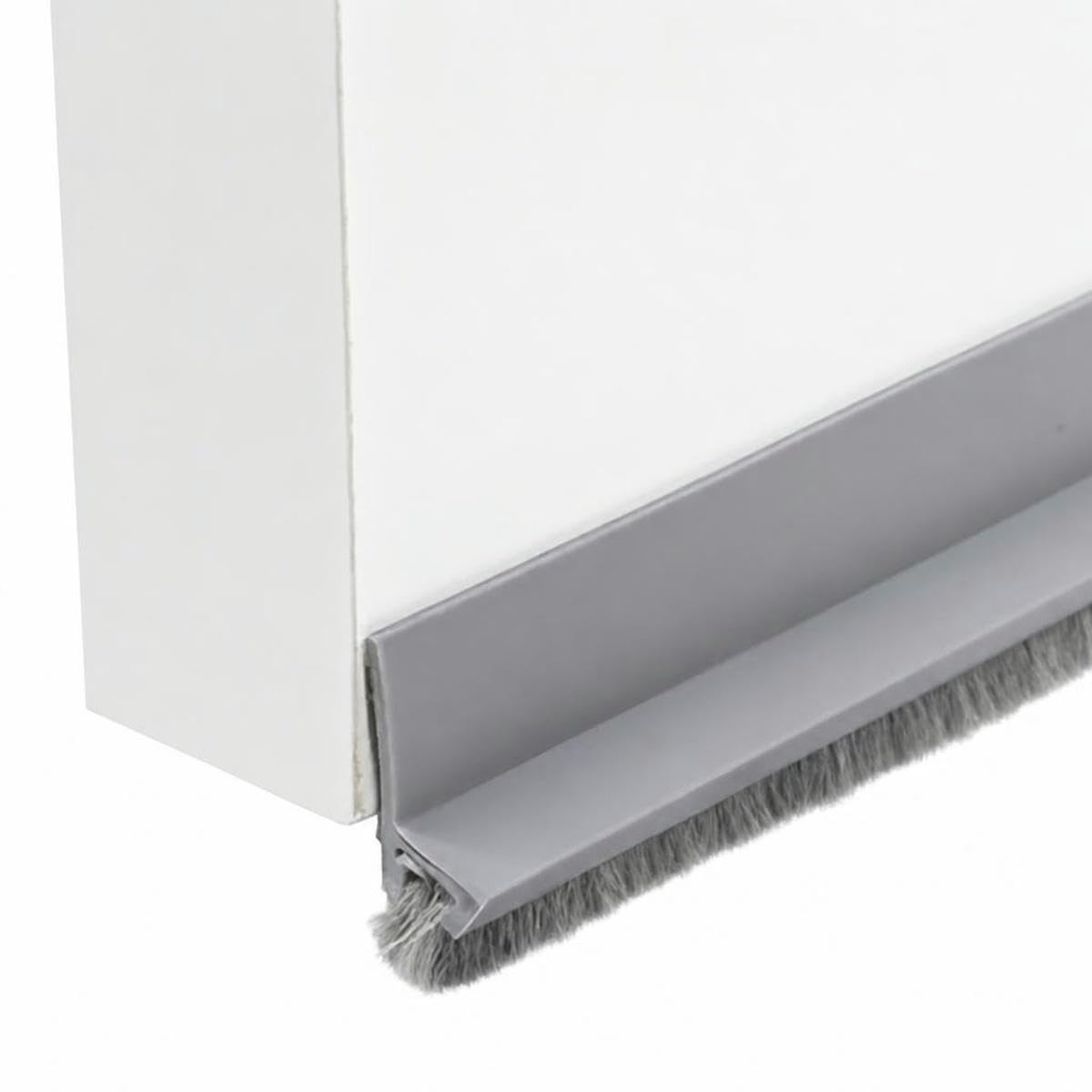 Door Seal Draft Stopper with Brush Reduce Noise, Rubber Door Sweep Breeze BlockerInsect proof, dust proof and sound proof seal- -53.0mm-1M