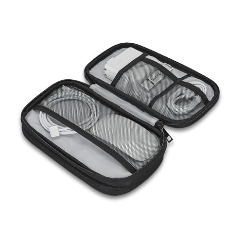 Samsonite Travel Tech Case - Small Size Travel Case for Headphones, Chargers, Mouse, Stylus - Black - Image 3