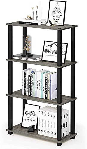 Image of Ash & Roh 4-Tier Multipurpose PVC Rack- Engineered Wood Wall Shelf for Bedroom, Living Room, Garage, Kitchen Storage Shelves (H-3.7 Feet |W-2 Feet |D-1 feet) (4-Tier PVC Rack)
