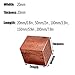 Jonoisax Pure Copper Metal Sheet 99.9% Pure Copper Block T2 Copper Flat Bar Width 20mm/0.8inch Thickness 20mm Length,200mm
