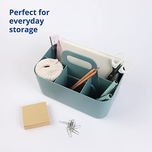 image for BLUE GINKGO Multipurpose Caddy Organizer - Stackable Plastic Caddy wit