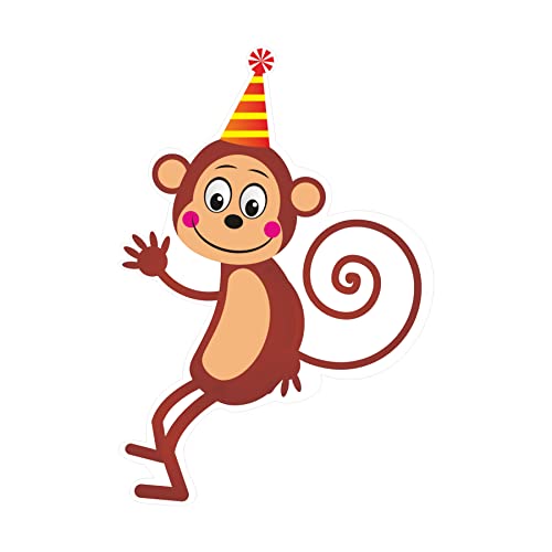 Image of Pretty UR Party Circus Theme Paper Cutouts for Birthday Parties, Carnival Party Supplies decor, Circus Birthday Party Decoration, Cutouts for Classroom, Bedroom, Bulletin Board - (10 pcs)