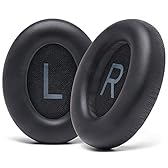 WC Coussinets améliorés pour Casque Bose Noise Cancelling 700 (NC700) par Wicked Cushions – Cuir Souple, Mousse à mémoire de Forme de Luxe, épaisseur Accrue, Extra Durable | Noir