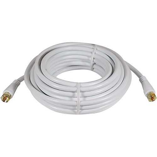 PHILIPS Câbles RG-6 coaxial noir avec fiches F vissables pour antenne et satellite