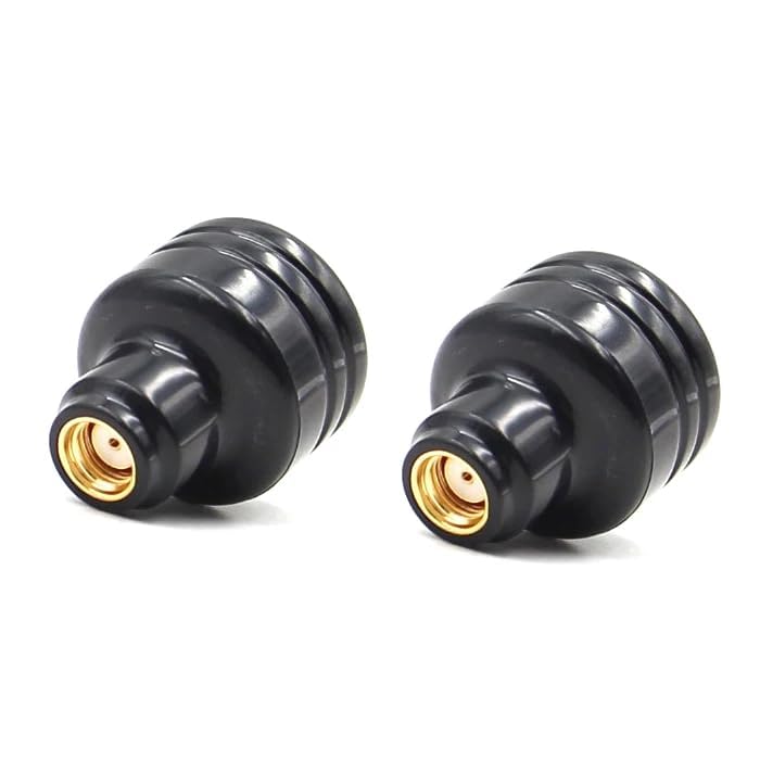SPARKHOBBY Super Mini Stubby Antenna Transmitter 5.8G Antenna 5dBi RHCP RP-SMA/SMA for FPV RC Quadcopter (2PCS Black RP-SMA)