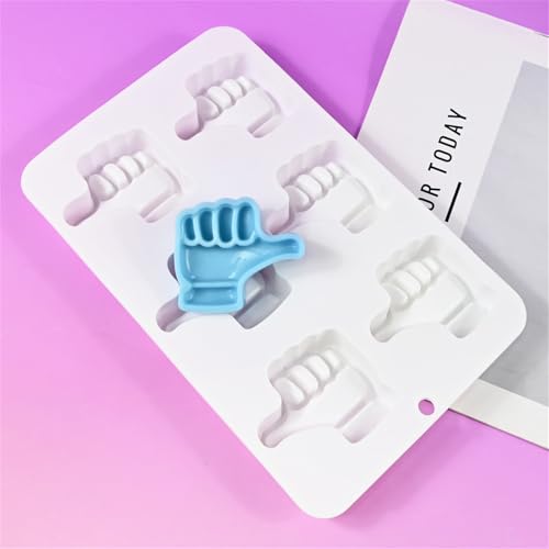 Molde de silicona para pasteles con diseño pulgar arriba miniatura 7