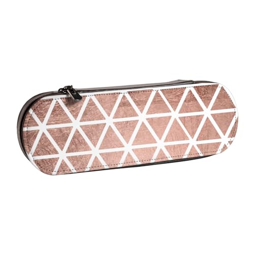 Sfondi modello Astuccio per matite per per penne a matita di grande capacità rosa pelle sintetica oro