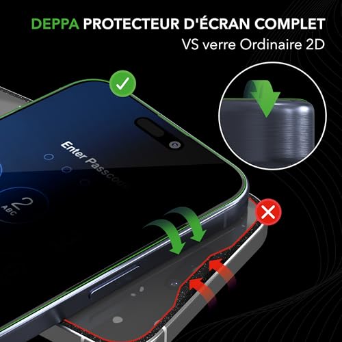 Écran brisé ou espionné ? Solution verre trempé iPhone 15 Pro - 4