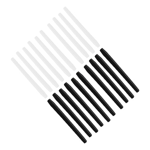 BESTYASH 10 Pairs Silicone Eyeglasses Temp Tips Anti-Slip Glasses Temple End Retainer Clear Soft Temple Covers for Sunglasses