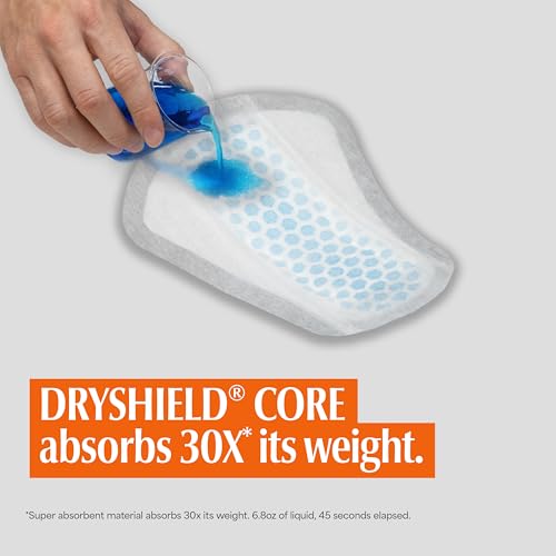 Image of Depend Shields Incontinence Pads for Men, Light Absorbency, 180 Count