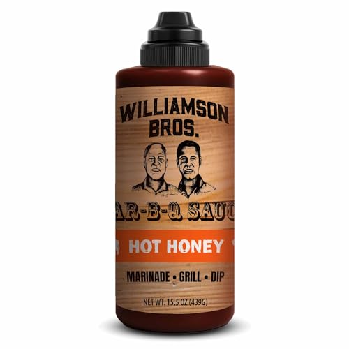 Williamson Bros – Hot Honey Southern BBQ Sauce | Sweet & Spicy, Gluten-Free, No High Fructose Corn Syrup, 15.5 oz