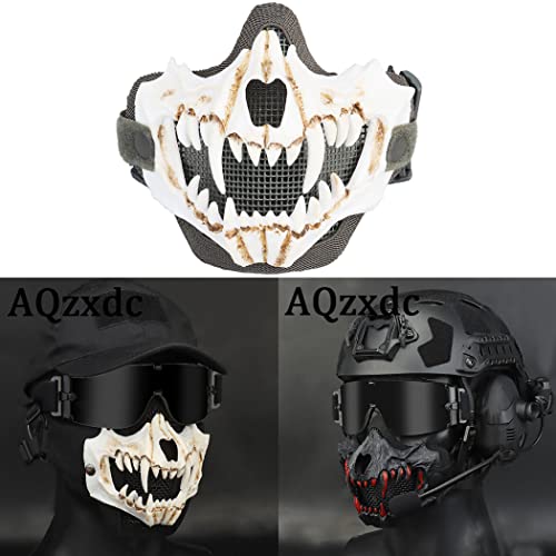Masque de protection du visage pour le tir airsoft en extérieur le week-end