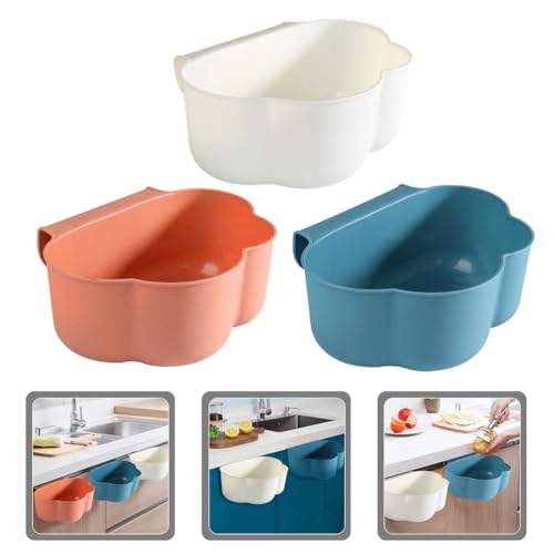 Alipis 3pcs Canecas de basura colgantes para cocina miniatura 7