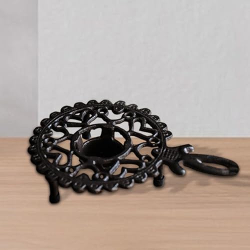 Soporte calentador de teteras estilo A con base para vela individual de cocina 8