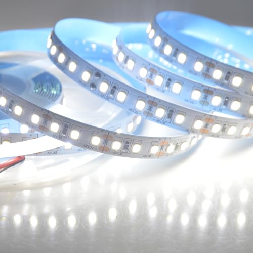 Tira LED 4m 12V luz blanca 5000K SMD2835 120LED/M miniatura 7