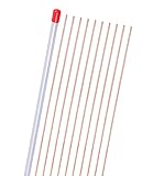 16"Copper Brazing Rods，10 Sticks Low Temperature Copper Rod ，Phosphor Copper Solder Self Fluxing W