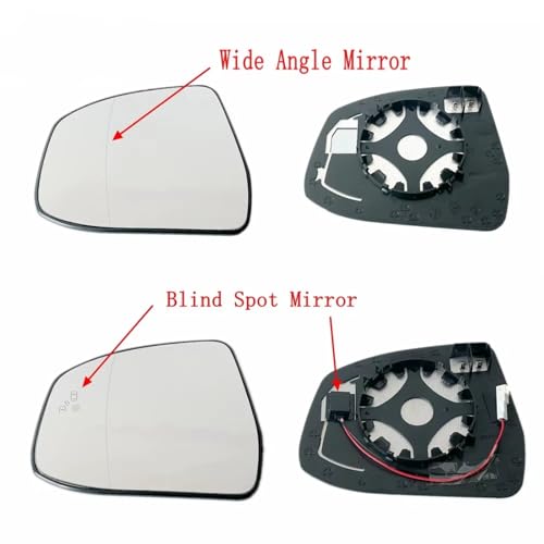 Rétroviseur chauffant Ford Focus grand angle avec affichage d'alerte angle mort passager - 2