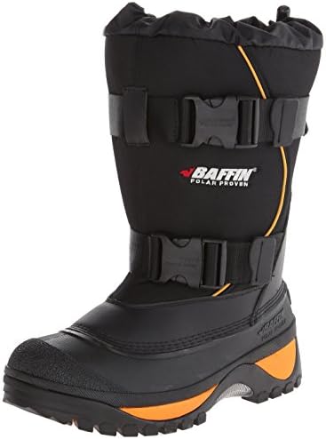 Baffin Men's Wolf Snow Boot,Black/Expedition Gold,12 M US