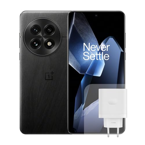 OnePlus 13 5G Smartphone, 16 GB RAM, 512 GB Speicher, 6,82 Zoll 120 Hz QHD-Display, Snapdragon 8 Elite, 6000 mAh Akku, 50 MP Dreifach-Rückkamera + OIS + 3X, mit 100W Ladegerät, Black Elipse