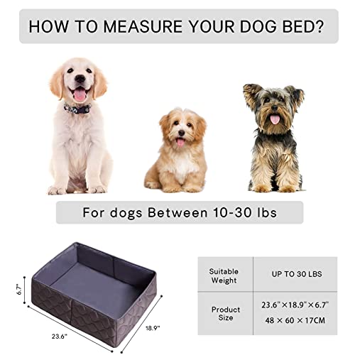 Dog Bed Pet Portable Bed With Durable Warmth Soft Waterproof Lining Removable Washable Bed Cover Anti-Slip Dog Bed Mattress Pet Sofa For Dogs And Cats #TOP2