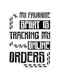 Shopping My Favorite Sport Shopper Online Shops Shopping Journal: Notebook 8.5 x 11