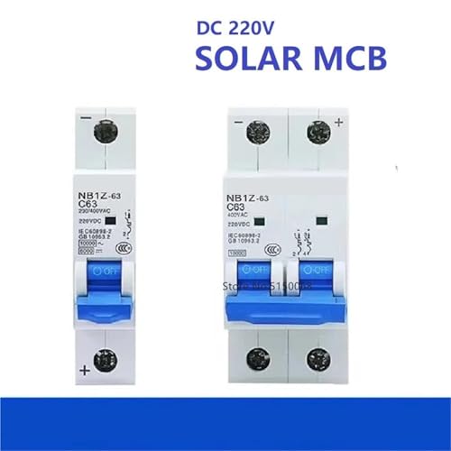Interruptor de aire NB1Z-63 DC220V contra sobrecargas en placas solares 2