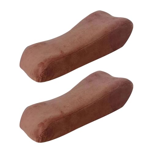 Extra Thick Armrest Cushion for Desk Chairs Contoured Ergonomic Design with Lumbar & All-Day Gaming/Office Comfort Multi Chair Compatible Armrest Cushion Pads