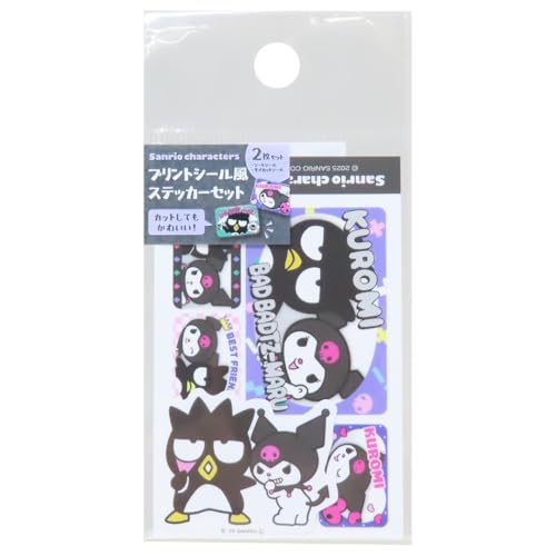 Amazon.co.jp: バッドばつ丸＆クロミ[ダイカットシール]プリント