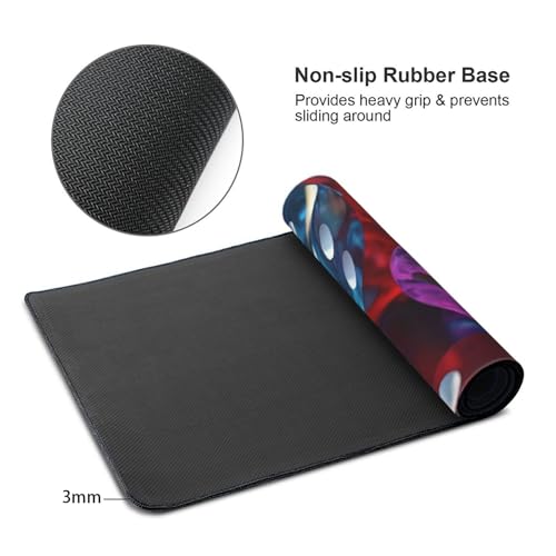 Tapis de souris long antidérapant pour stabiliser votre clavier de bureau