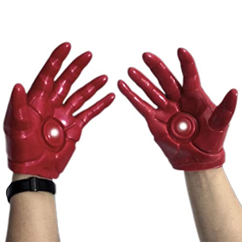 BTSEURY Luvas Cosplay Homem de Ferro - Figura de Filme Luvas Cosplay Fantasia de Halloween Cosplay F