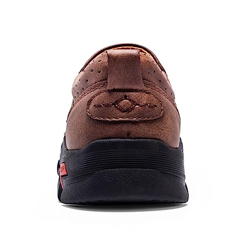 FLYLAND Basic 1.0 Men's Fashion Loafers Vintage Classical Leather Ankle Boots Handmade Chukka Boots Daily Casual Work Office Shoes Driving Shoes3