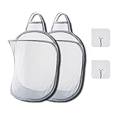 Collapsible Laundry Basket/Hamper With Hook Hang On The Wall/Door To Organize Dirty Clothes Has Best...