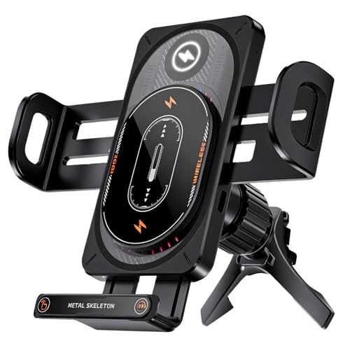 Cargador inalámbrico para coche rotativo para conductores estresados