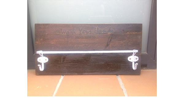 Toallero madera Palet : Amazon.es: Productos Handmade