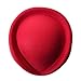 YING LAN Wool Cap Stewardess Pillbox Hat Teardrop Fascinator Base Sweet Red