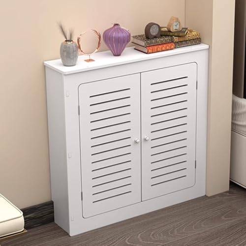 Organizador de gabinete de piso de baño y cubre radiador de diseño moderno